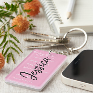 Llavero Dios personalizado dice que eres, escrituras