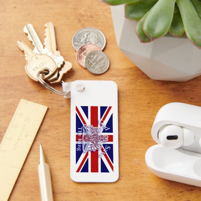 Llavero Dios salve la clave conmemorativa del Rey (Escritorio )