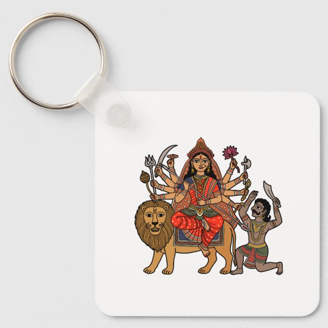 Llavero Diosa Durga (Anverso)