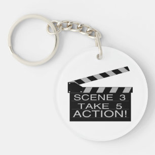 Llavero Directores Clapboard de la acción