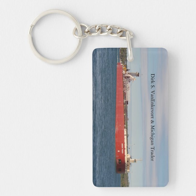 Llavero Dirk S. VanEnkevort & Michigan Trader (Frente)