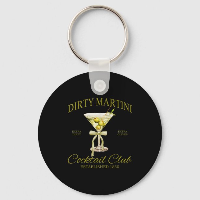 Llavero Dirty Bachelorette Martini Tail Club Martini Drink (Anverso)