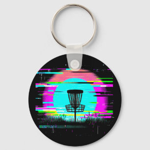 Llavero Disc Golf Glitch - Amante del Disc Golf Antiguo