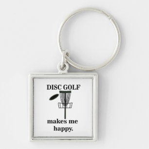 Llavero Disc Golf Me Hace Feliz Disc Golf