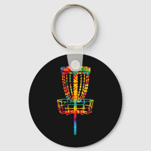 Llavero Disc Golf Tie Dye Rainbow Niños Adolescentes Hombr