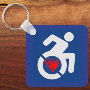 Llavero Discapacitado del amor
