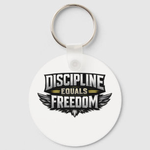 Llavero Disciplina Es Igual a Libertad – Diseño Motivacion