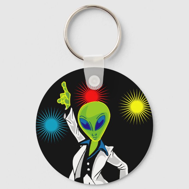 Llavero Disco Alien (Anverso)