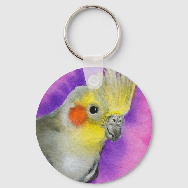 Llavero Disco Cockatiel (Anverso)