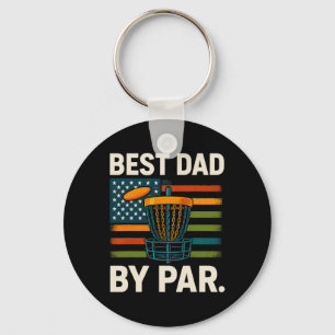 Llavero Disco de Golf Frisbee Divertido Mejor Papá Par Cam