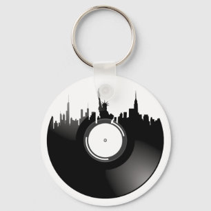 Llavero Disco de vinilo de New York City