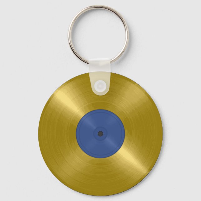 Llavero Disco de vinilo de oro (Anverso)