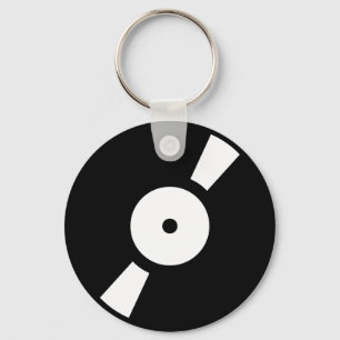 Llavero disco de vinilo retro