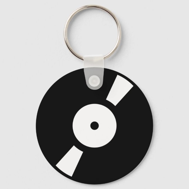 Llavero disco de vinilo retro (Anverso)