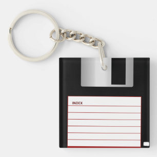 Llavero Disco flexible antiguo
