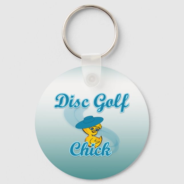 Llavero Disco Golf Chick #3 (Anverso)