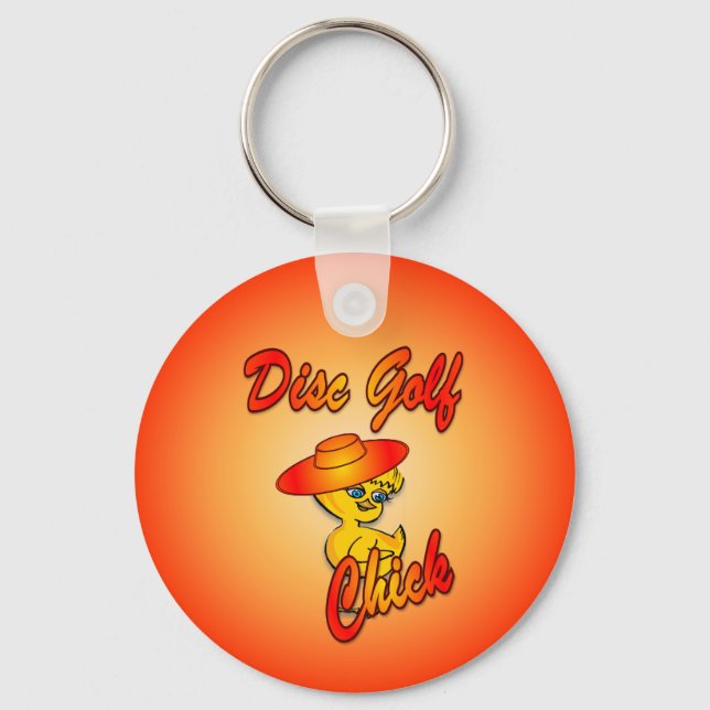 Llavero Disco Golf Chick #5 (Anverso)