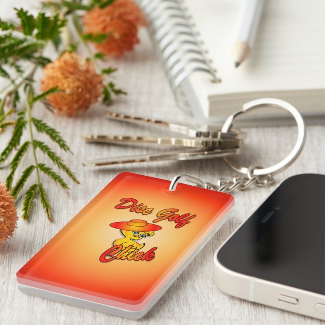 Llavero Disco Golf Chick #5 (Frente Derecha)