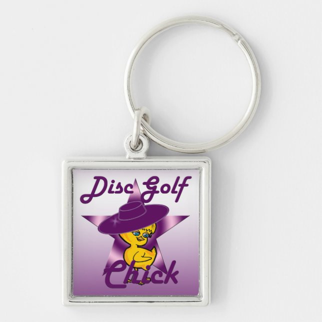 Llavero Disco Golf Chick #9 (Frente)