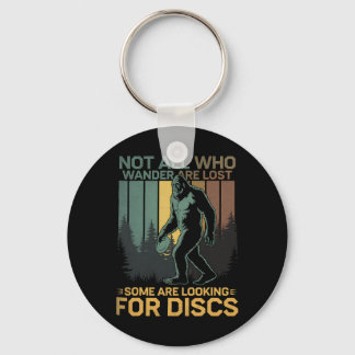 Llavero Disco Golf Sasquatch Bigfoot Jugador de Disco Golf