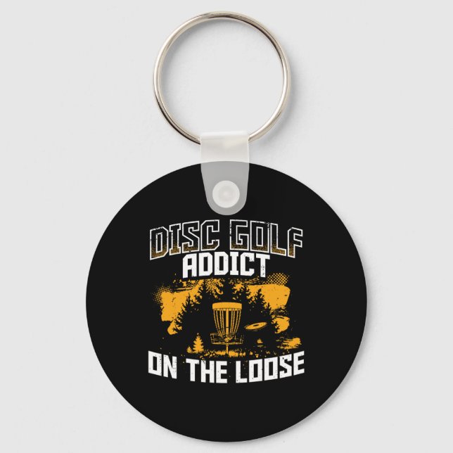 Llavero Disco Golf Ultimate Frisbee  (Anverso)
