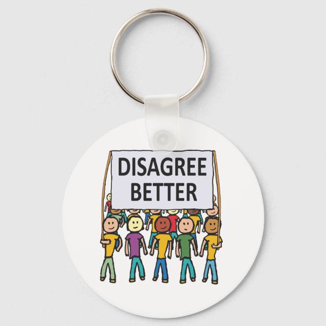 Llavero Discrepar mejor (Anverso)