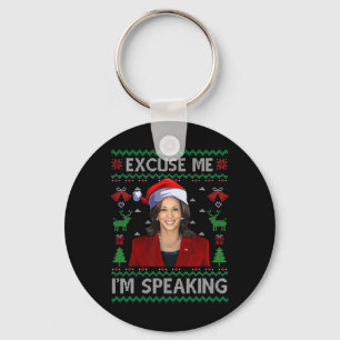 Llavero Disculpe, hablo de Navidades feos, Kamala Harri