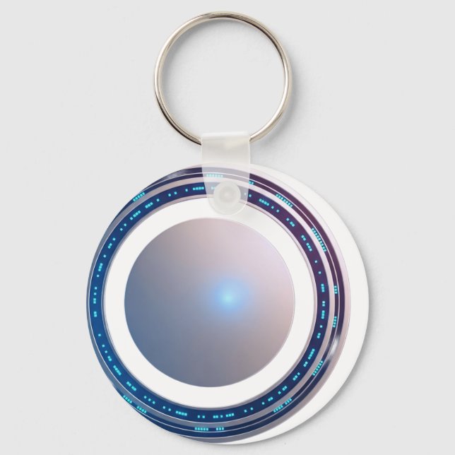 Llavero Diseñador 3D blanco (Anverso)