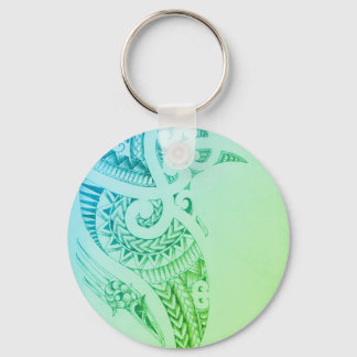 Llavero diseñador de lujo de la tribu oceánica