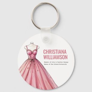 Llavero Diseñador de moda personalizado Graduado de estilo