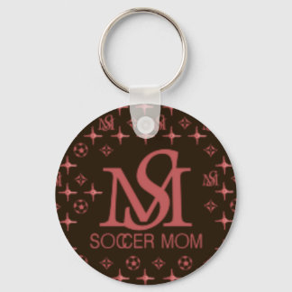 Llavero Diseñador Soccer Mom (marrón/rosa)