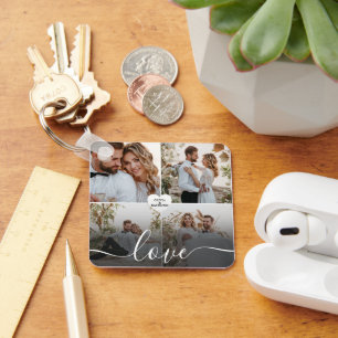 Llavero Diseñar tu propia fotografía del Collage de amor