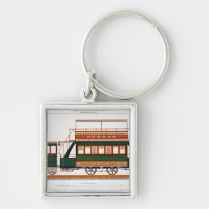 Llavero Diseñe para una tranvía del vapor, platee 126 'd