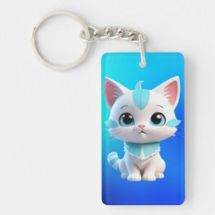 Llavero Diseño 3D 3D de Personalizado Cute Kitten-38063