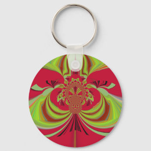 Llavero Diseño amarillo rojo Hakuna Matata