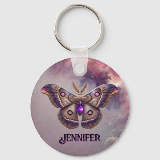 Llavero Diseño Ametist Moth de Birthstone Keychain en Febr