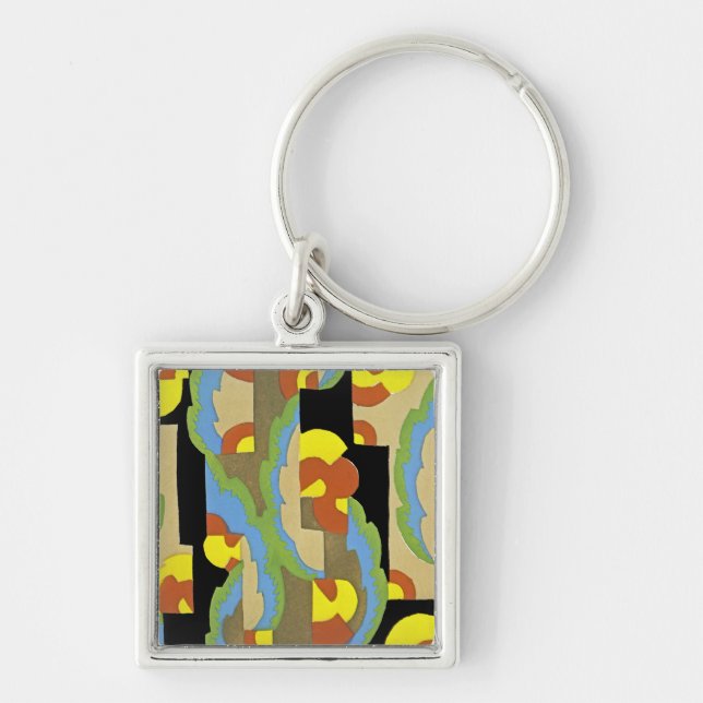 Llavero Diseño Art Deco #9 @ Emporio Moffa (Frente)