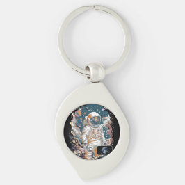 Llavero Diseño astronauta mundial