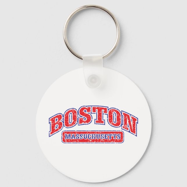 Llavero Diseño atlético de Boston (Anverso)