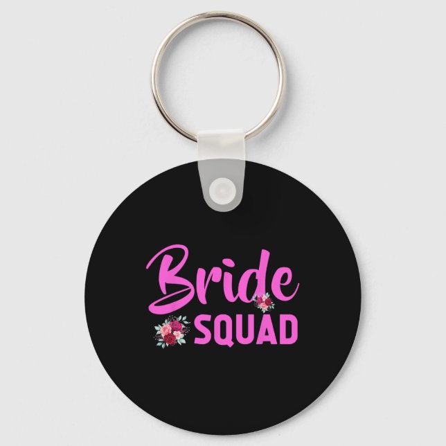 Llavero Diseño Bride Squad - Novia en equipo (Anverso)