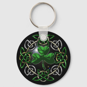 Llavero Diseño céltico del nudo del día de St Patrick