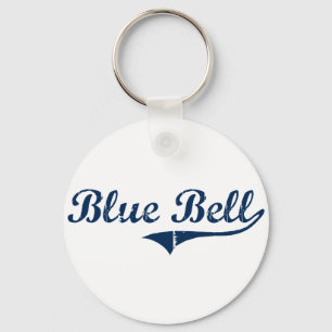 Llavero Diseño clásico azul de Bell Pennsylvania