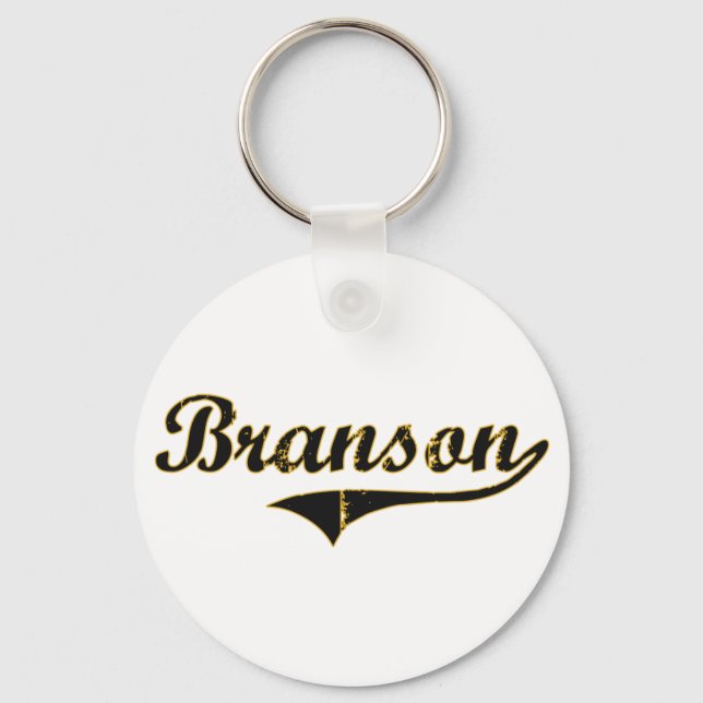 Llavero Diseño clásico de Branson Missouri (Anverso)