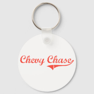 Llavero Diseño clásico de Chevy Chase Maryland