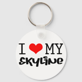 Llavero Diseño clásico "I Love My Skyline"