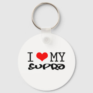 Llavero Diseño clásico "I Love My Supra"
