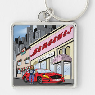 Llavero Diseño cómico de la Comisión