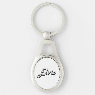 Llavero Diseño conocido retro clásico de Elvis