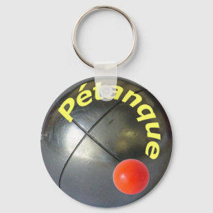 Llavero Diseño contemporáneo de una bola de Petanca