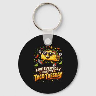Llavero Diseño de amante de taco cinco de mayo taco para h